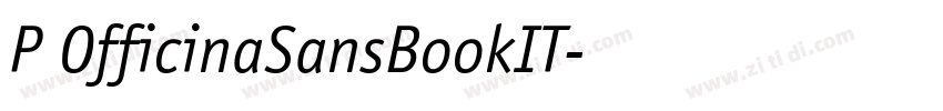 P OfficinaSansBookIT字体转换